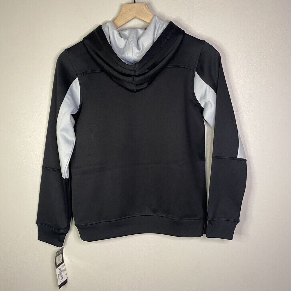 Las Vegas Raiders Youth MEDIUM NFL  Black Pullover‎ Hoodie NEW With Tags - Picture 4 of 6